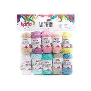 Katia-Pack 10 ovillos Amigurumi S01