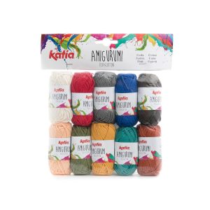 Katia-Pack 10 ovillos Amigurumi S05