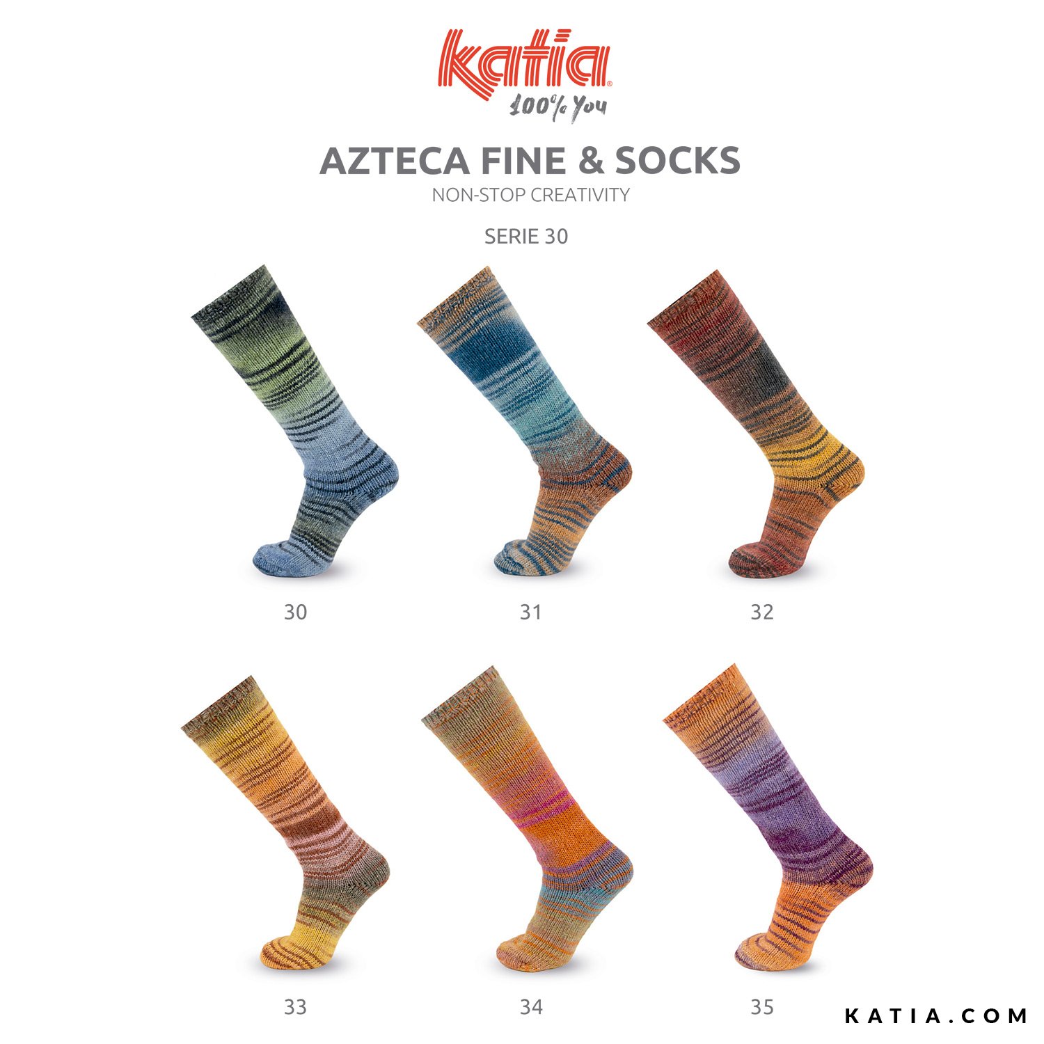 Katia-Azteca Fine (Socks & More) - Imagen 3